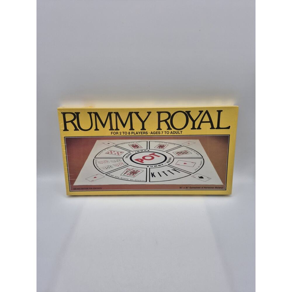Whitman Rummy Royal Gamesheet 4713-22 1981 Brand New Sealed
